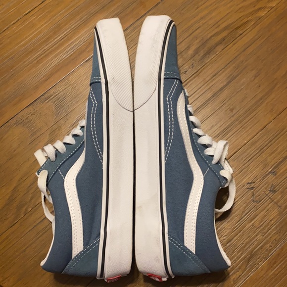 Blue vans with laces only wore once! - Picture 2 of 5